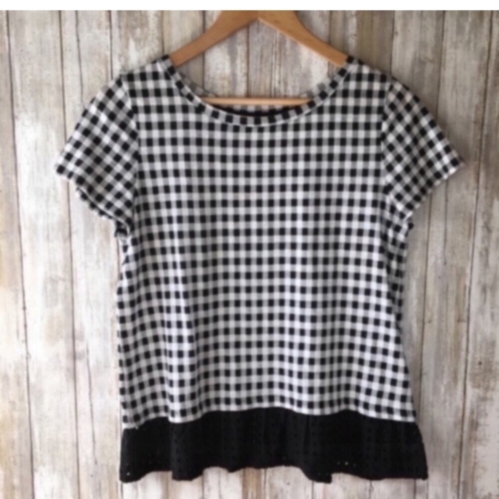 Talbots Gingham Blouse
